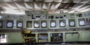 old computers used as metaphor for passing of time